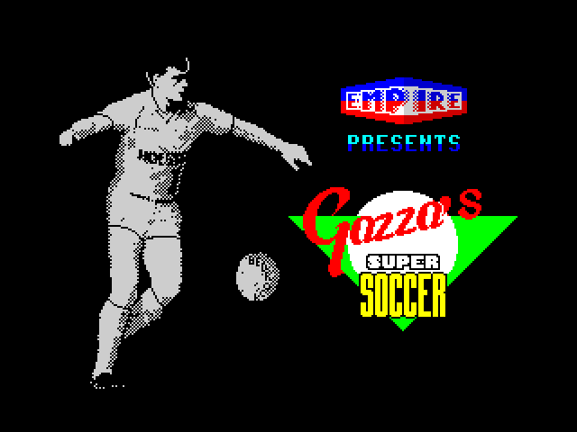 Gazza's Super Soccer — ZX SPECTRUM GAME ИГРА
