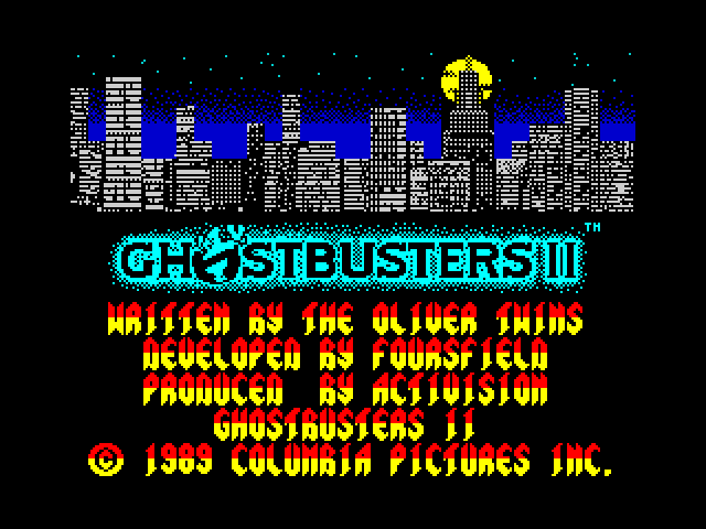 Ghostbusters II — ZX SPECTRUM GAME