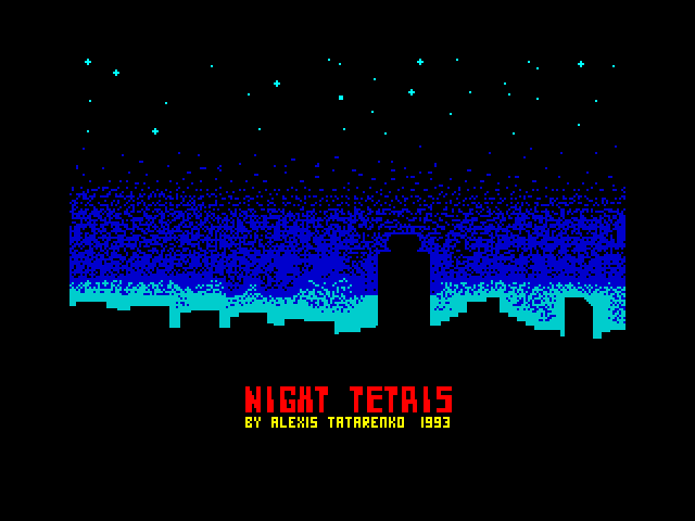Night Tetris — ZX SPECTRUM GAME
