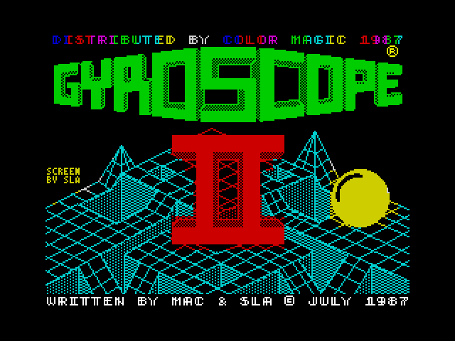 Gyroscope II — ZX SPECTRUM GAME ИГРА
