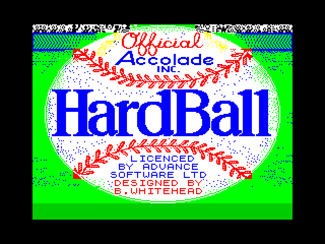 HardBall! — ZX SPECTRUM GAME ИГРА