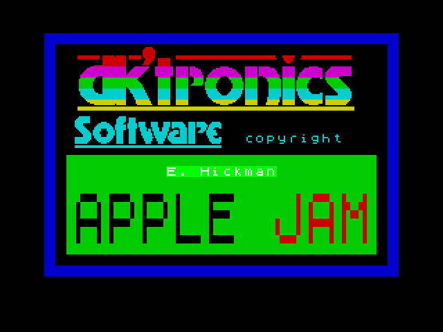 Apple Jam — ZX SPECTRUM GAME ИГРА
