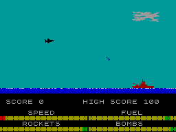 Harrier Attack! — ZX SPECTRUM GAME ИГРА
