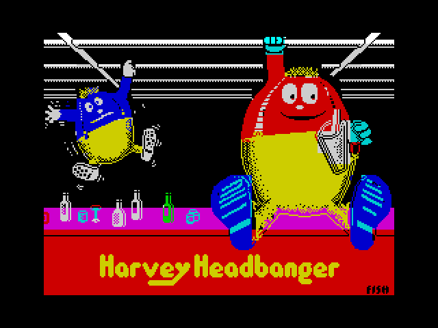 Harvey Headbanger — ZX SPECTRUM GAME