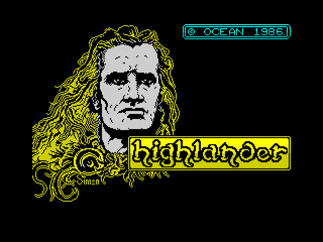 Highlander — ZX SPECTRUM GAME ИГРА