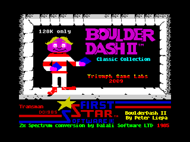 Boulder Dash 2 Classic Collection — ZX SPECTRUM GAME
