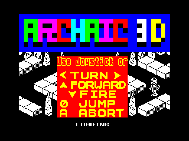 Archaic — ZX SPECTRUM GAME