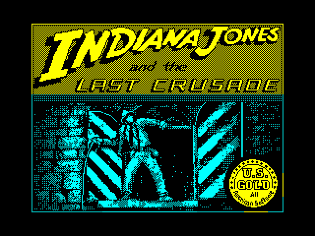Indiana Jones and the Last Crusade — ZX SPECTRUM GAME ИГРА