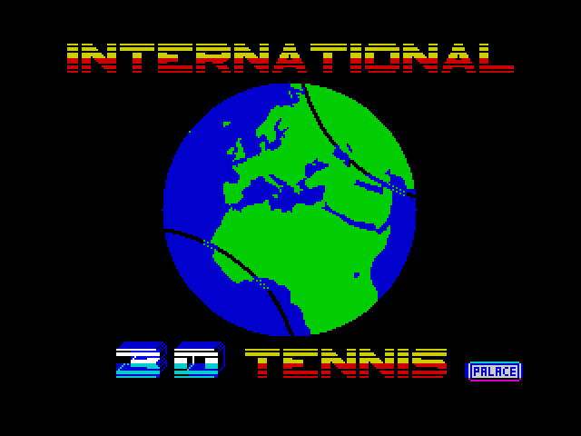 International 3D Tennis — ZX SPECTRUM GAME
