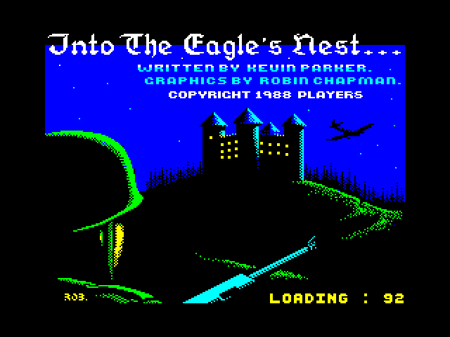 Into the Eagle's Nest — ZX SPECTRUM GAME ИГРА
