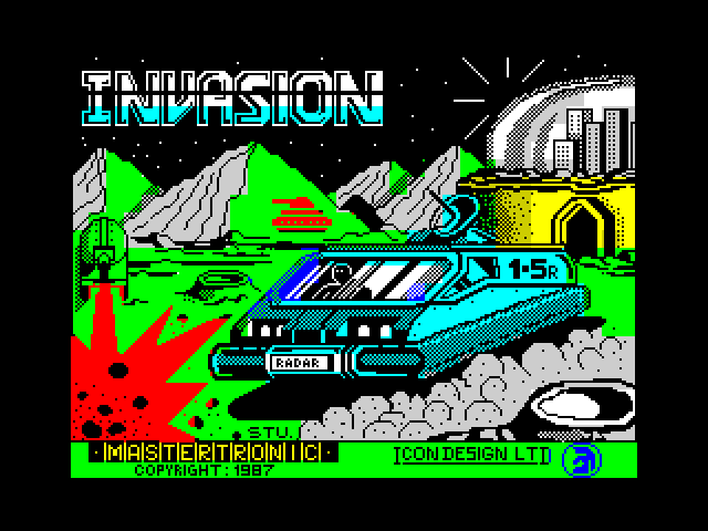 Invasion — ZX SPECTRUM GAME
