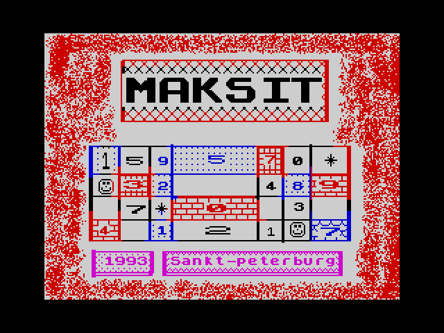Maksit — ZX SPECTRUM GAME ИГРА