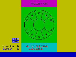Ruletka — ZX SPECTRUM GAME