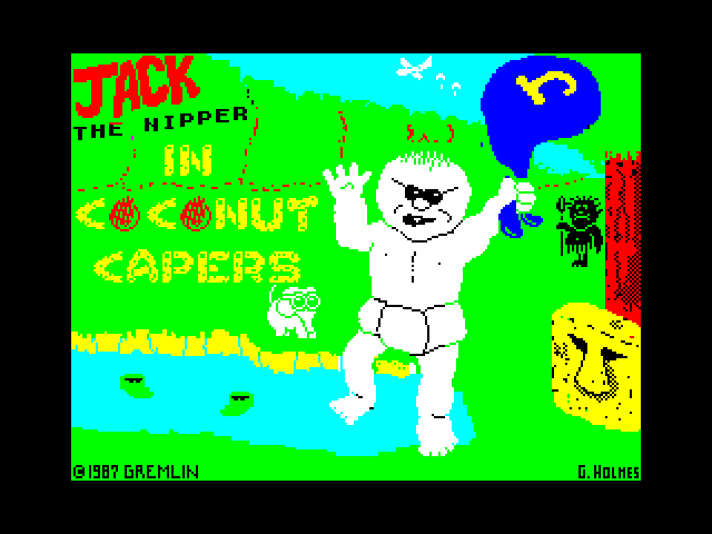 Jack the Nipper II: In Coconut Capers — ZX SPECTRUM GAME Jack the Nipper II: In Coconut Capers — ZX SPECTRUM GAME ИГРА