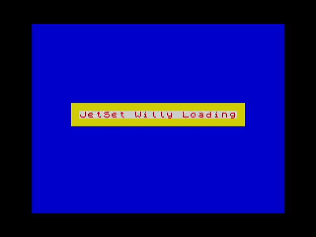Jet Set Willy 1 — ZX SPECTRUM GAME Jet Set Willy 1 — ZX SPECTRUM GAME ИГРА