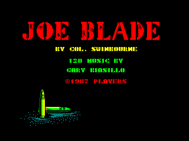 Joe Blade — ZX SPECTRUM GAME ИГРА