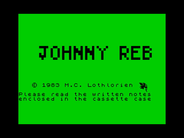 Johnny Reb 2 — ZX SPECTRUM GAME