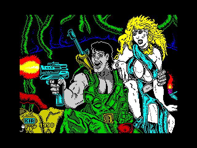 Jungle Warrior — ZX SPECTRUM GAME