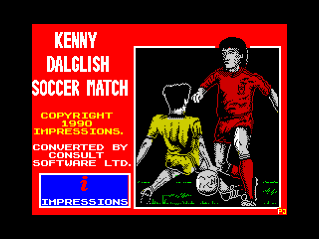 Kenny Dalglish Soccer Match — ZX SPECTRUM GAME
