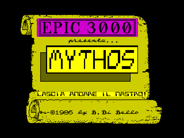 Mythos — ZX SPECTRUM GAME