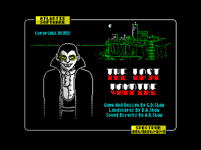 The Last Vampire — ZX SPECTRUM GAME