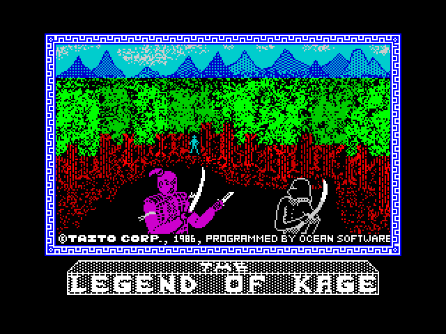Legend of Kage — ZX SPECTRUM GAME