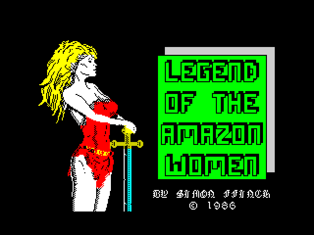 Legend of the Amazon Women — ZX SPECTRUM GAME