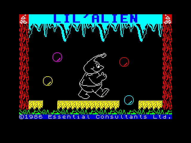 Lil'Alien — ZX SPECTRUM GAME ИГРА