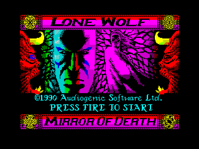 Lone Wolf - The Mirror of Death — ZX SPECTRUM GAME ИГРА