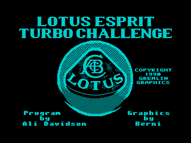 Lotus Esprit Turbo Challenge — ZX SPECTRUM GAME