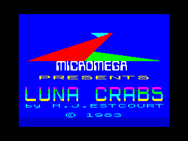 Luna Crabs — ZX SPECTRUM GAME