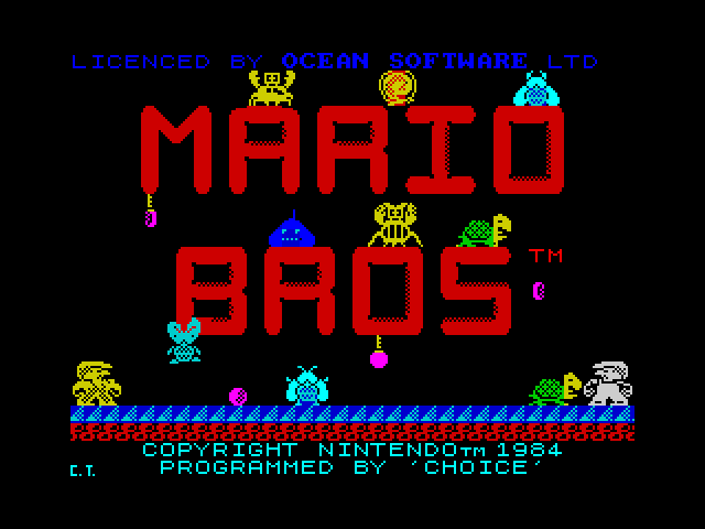 Mario Bros — ZX SPECTRUM GAME