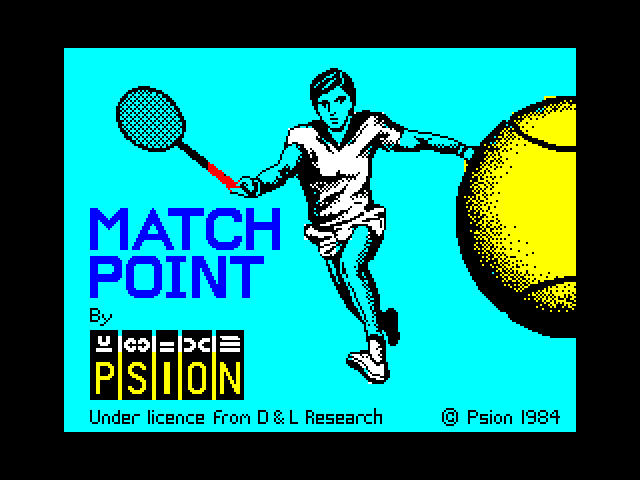 Match Point — ZX SPECTRUM GAME ИГРА