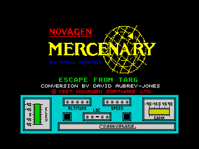 Mercenary — ZX SPECTRUM GAME ИГРА