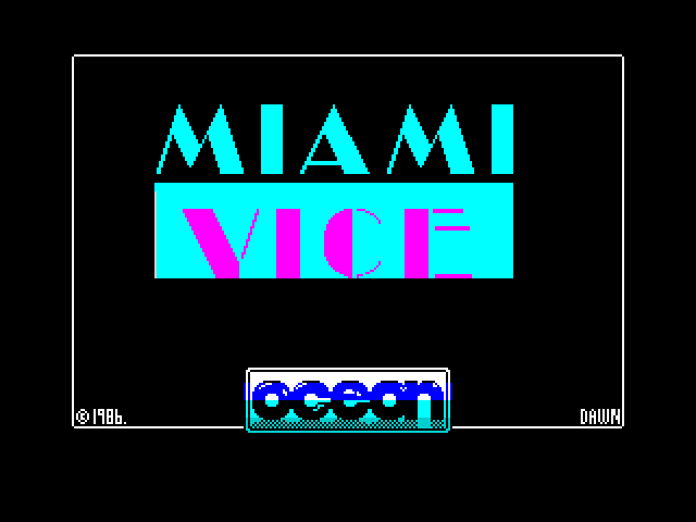 Miami Vice — ZX SPECTRUM GAME ИГРА