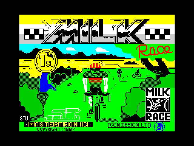 Milk Race — ZX SPECTRUM GAME ИГРА