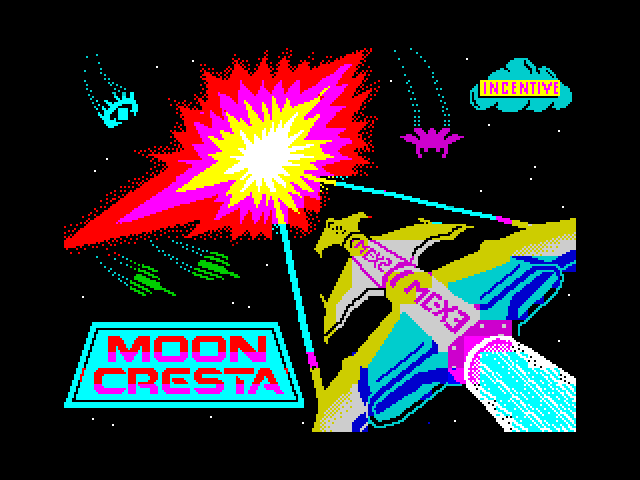 Moon Cresta — ZX SPECTRUM GAME ИГРА