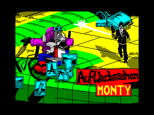 Auf Wiedersehen Monty — ZX SPECTRUM GAME ИГРА