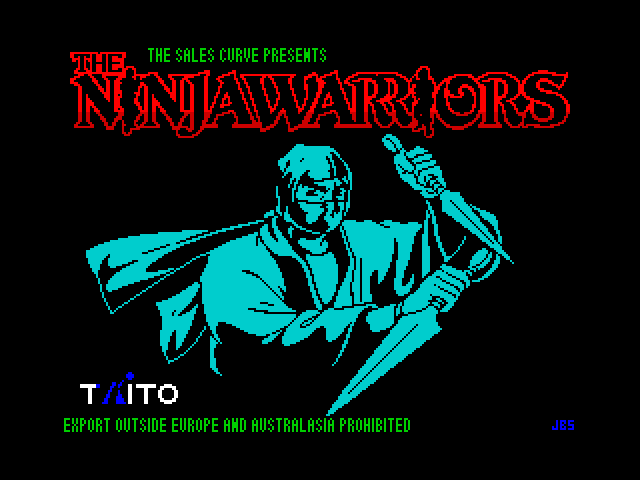 The Ninja Warriors — ZX SPECTRUM GAME ИГРА