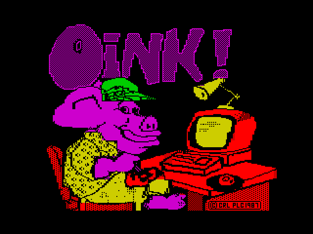 Oink! — ZX SPECTRUM GAME ИГРА