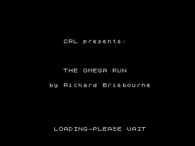 Omega Run — ZX SPECTRUM GAME