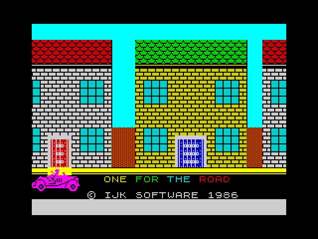 One for the Road — ZX SPECTRUM GAME ИГРА