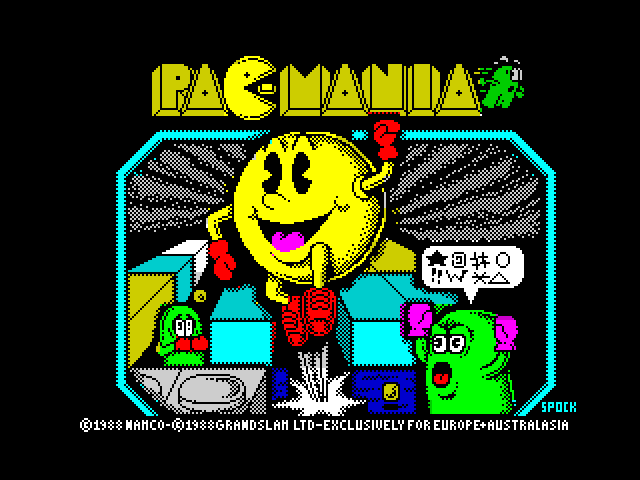 Pac-Mania — ZX SPECTRUM GAME ИГРА
