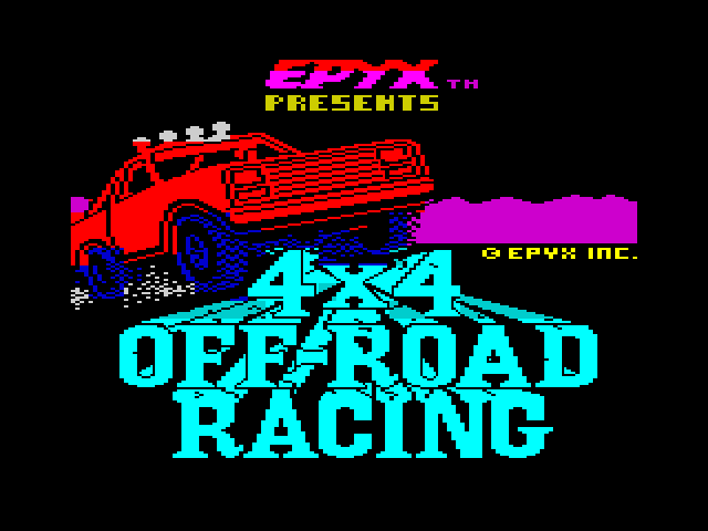 4x4 Off-Road Racing — ZX SPECTRUM GAME ИГРА