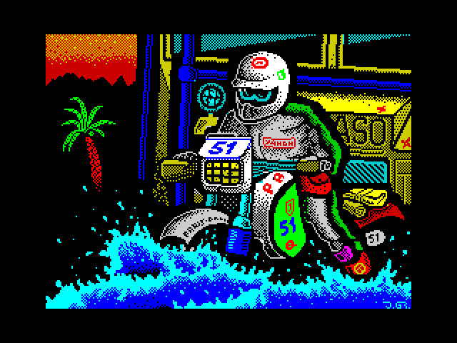 Paris-Dakar — ZX SPECTRUM GAME