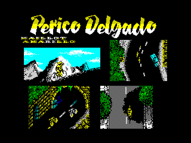 Perico Delgado Maillot Amarillo — ZX SPECTRUM GAME ИГРА