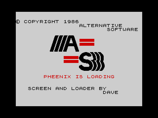 Pheenix — ZX SPECTRUM GAME ИГРА