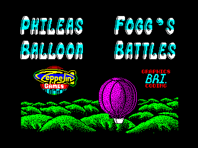 Phileas Fogg's Balloon Battles — ZX SPECTRUM GAME