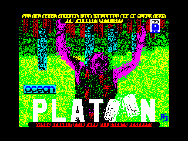 Platoon — ZX SPECTRUM GAME ИГРА