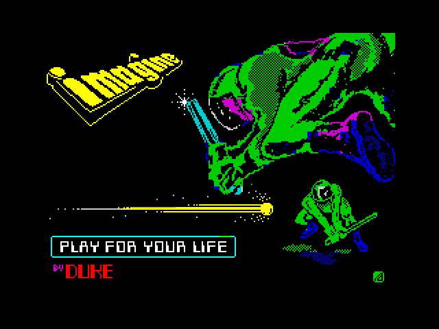 Play for Your Life — ZX SPECTRUM GAME